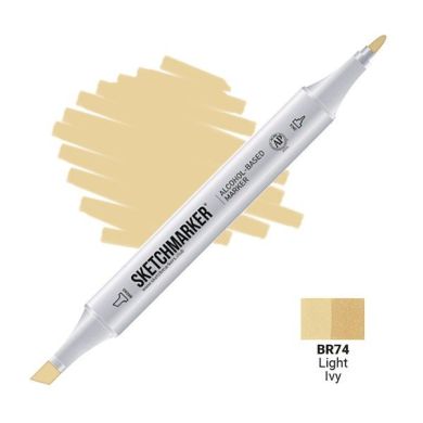 Маркер Sketchmarker 2 пера тонкое и долото Light Ivy Вьющийся плющ SM-BR074