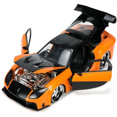 Машина металева Форсаж 9 Mazda RX-7 із фігуркою Хана, масштаб 1:24, 8+ Jada 253205002