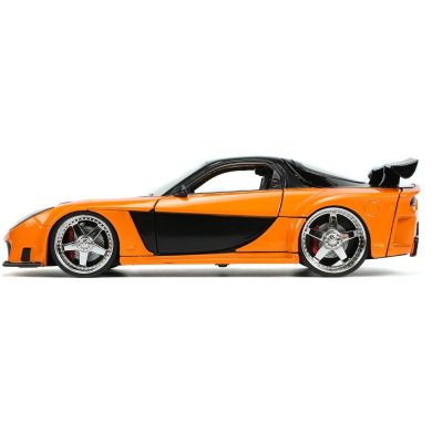 Машина металева Форсаж 9 Mazda RX-7 із фігуркою Хана, масштаб 1:24, 8+ Jada 253205002