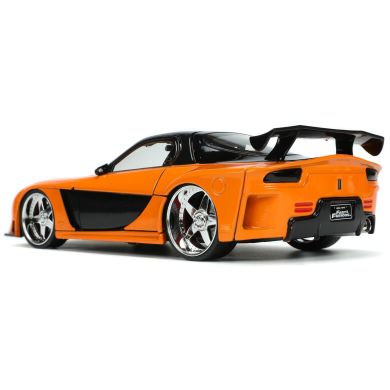 Машина металева Форсаж 9 Mazda RX-7 із фігуркою Хана, масштаб 1:24, 8+ Jada 253205002