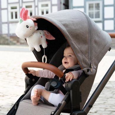 Плюшева іграшка Музичний єдиноріг із заводним механізмом Fehn 057072, Білий