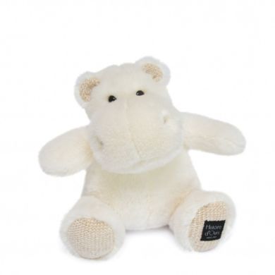 Мягкая игрушка DouDou Бегемот слоновая кость 25 см, HO3090