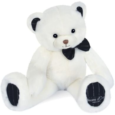 Мягкая игрушка DouDou Медведь PREPPY CHIC 30 см молочный HO3130