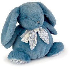 Мягкая игрушка Зайка голубой, 42 см DouDou DC4249