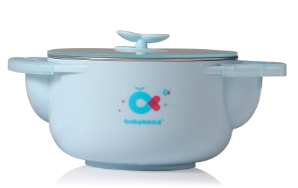 Набор детской посуды Babyhood 5 в 1 для кормления голубой BH-404B, Голубой