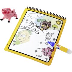 Набір для творчості Книжка-розмальовка Ферма, з водяною ручкою, 3+ SIMBA TOYS 6334634