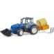 Набор игрушечный Трактор New Holland T5121 с передним погрузчиком и аксессуарами Bruder 02187