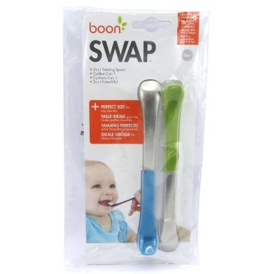 Набір ложок Boon Swap Blue Green 2 шт. B10150, Зелений, 2