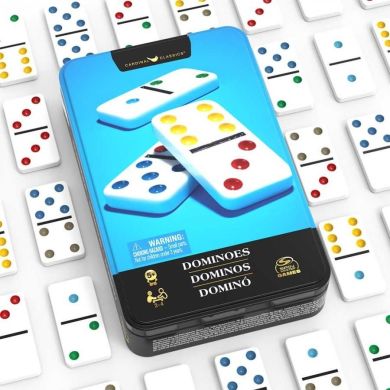 Настільна гра &laquo;Доміно&raquo; (у жерстяній коробці) Spin Master SM98405/6065369