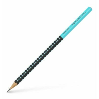 Карандаш чернографитный Faber-Castell Grip 2001 TWO TONE В, корпус бирюзовый + черный 517012 32098