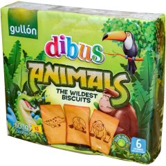 Печенье Dibus Animals 600 г Gullon 8410376045611