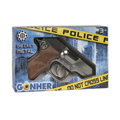Іграшковий пістолет Gonher Police, 8-зарядний 125/0