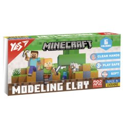 Пластилін Yes, 6 кольорів, 120г Minecraft 540650