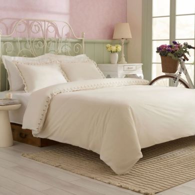 Постільна білизна Karaca Home Helia, білий (простирадло 240x260, підковдра 200x220, 2 наволочки 50x70) 1000240004001