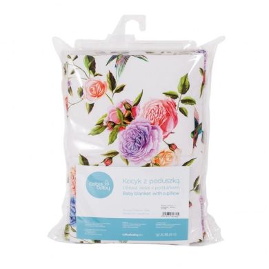 Постельный детский набор Ceba Baby Flores 75x100, 30x45 W-827-099-546