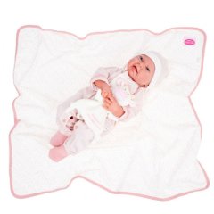 Пупс (лимитированная серия) JOLLY LULLABY с игрушкой 40 см Antonio Juan (Антонио Хуан) ручная работа 8129
