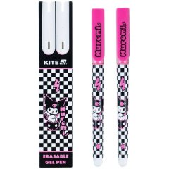 Ручка гелева пиши-стирай, 2шт у пеналі, HK, синя HK25-069