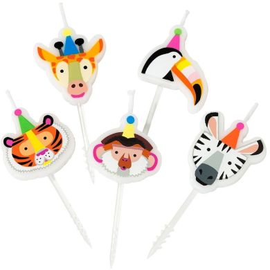 Праздничные свечи, Зверята Talking Tables ANIMAL-CANDLES