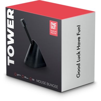 Тримач для кабелю GLHF Tower Colorful 3 clips FGLMB22BKTOWER003