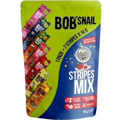 Цукерки Страйпси асортi 100 г, Bob Snail Равлик Боб 1740790