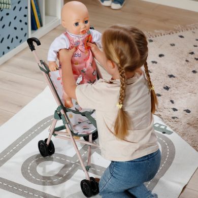 Коляска для куклы BABY BORN ТРОПИКИ (прогулочная, сложная) 838327