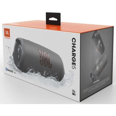Акустична система портативна JBL CHARGE 5 Сіра JBLCHARGE5GRY