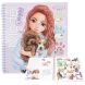 Альбом для декорирования с наклейками TOPModel Doggy Colouring Book 0413218
