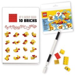 Блокнот с ручкой, DUCK BUILD LEGO 4003063-52283