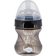 Дитяча антиколькова пляшечка Nuvita Mimic Cool 150 мл чорна NV6012, Чорний