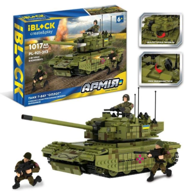 Конструктор IBLOCK, 1013 деталей PL-921-393