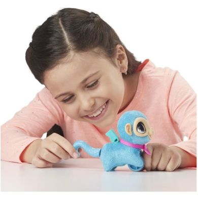 Игрушка мягкая, интерактивная Воспитанник на поводке Walkalots Lil Wags серии FRF &mdash; Monkey Blue E4777