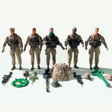 Ігровий набір фігурок солдатів РОЗВІДКА (5 фігурок, аксес.) Elite Force 101854