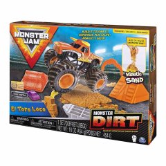 Трек Monster jam Monster dirt Сумасшедший бык или Могильщик в ассортименте 6044986
