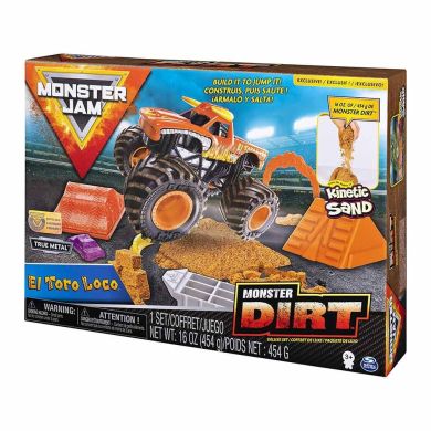 Трек Monster jam Monster dirt Сумасшедший бык или Могильщик в ассортименте 6044986