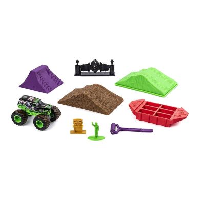 Трек Monster jam Monster dirt Сумасшедший бык или Могильщик в ассортименте 6044986