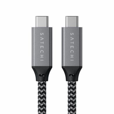 Кабель Satechi USB4 C to C Cable 100W Space Gray 25 cm ST-U4C25M