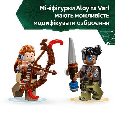Конструктор Aloy і Varl проти Shell-Walker і Sawtooth LEGO Horizon 77037