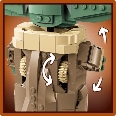 Конструктор Ґроґу в повітряній колисці LEGO Star Wars 75403