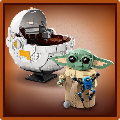 Конструктор Ґроґу в повітряній колисці LEGO Star Wars 75403