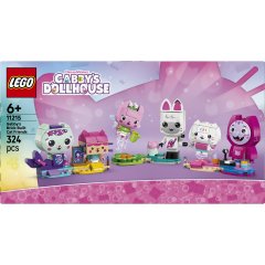 Конструктор LEGO Gabby's Dollhouse Друзі-коти Ґаббі з кубиків 11215