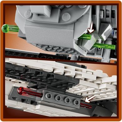 Конструктор Мандалорський винищувач проти Перехоплювача TIE LEGO Star Wars 75348