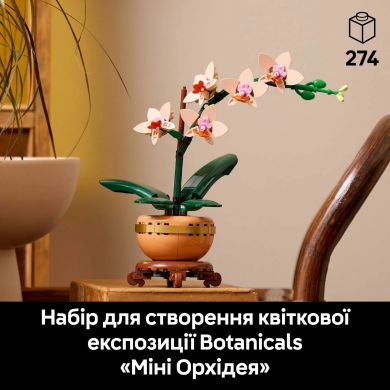 Конструктор Мини орхидея LEGO Botanicals 10343