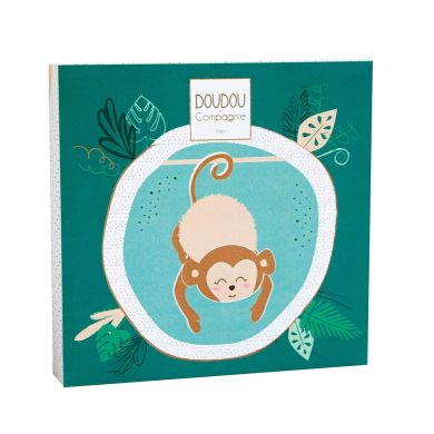Мягкая игрушка Doudou Minizoo Обезьянка DC3524