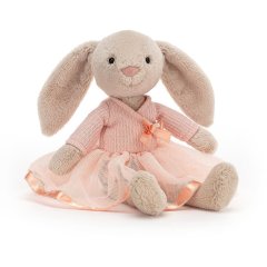 Мягкая игрушка Jellycat (Джелликэт) Кролик в балетном наряде Лотти Банни 27 см LOT3BB
