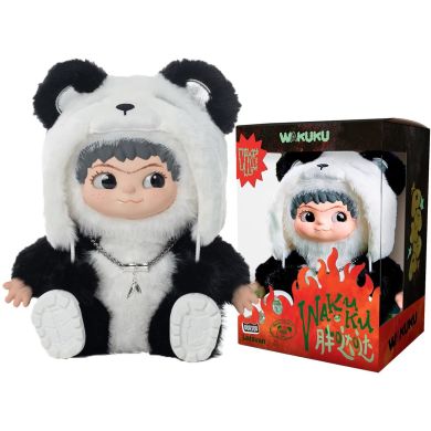 М'яка іграшка лімітована POP TOP Letsvan серії Wakuku - ПАНДА 800% 37 см, в ас. 17WK-P8-P1