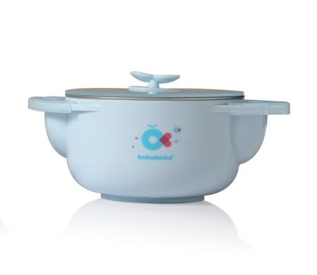 Набор детской посуды Babyhood 5 в 1 для кормления голубой BH-405B, Голубой