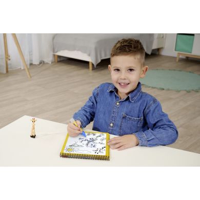 Набір для творчості Книжка-розмальовка Сафарі, з водяною ручкою, 3+ SIMBA TOYS 6334635