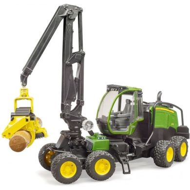 Набір іграшковий Харвестер John Deere 1270G з 1 колодою Bruder 02135