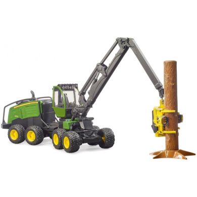 Набір іграшковий Харвестер John Deere 1270G з 1 колодою Bruder 02135