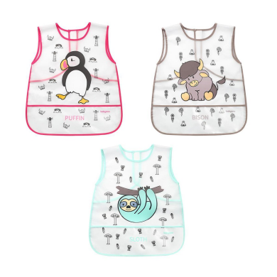 Нагрудник-фартух Креативне життя 36м+ 38 см x 45 см BabyOno 840, Рожевий